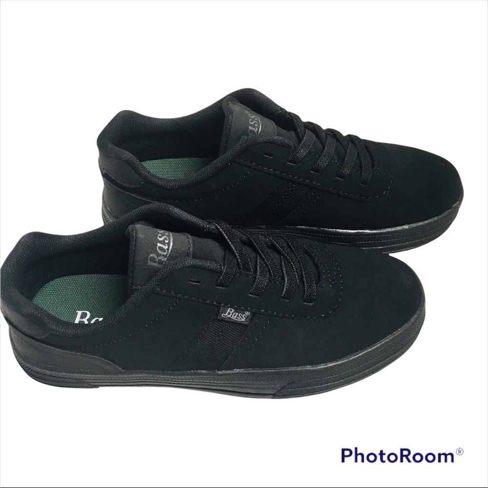 NEW G.H. BASS & CO. Slip-On Laced Shoe Boy's Size 3 Kid's Medium Width Black NIB - Picture 3 of 16